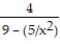  Determine the limit at infinity. -    A)  - \infty  B)  4 C)    D)  1 