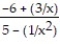  Determine the limit at infinity. -    A)    B)  - \infty  C)  -   D)   \infty