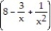  Determine the limit at infinity. -    A)  6 B)  8 C)  0 D)   \infty