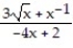  Divide numerator and denominator by the highest power of x in the denominator to find the limit. -    A)  -   B)   \infty  C)    D)  0 