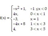 Provide an appropriate response. -Is f continuous at f(1)?    