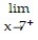 Find the limit, if it exists. -    A)  5   B)  5 C)  0 D)  Does not exist