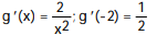 <strong>Calculate the derivative of the function. Then find the value of the derivative as specified.  -g(x) = -   ;   (-2)</strong> A)     B)     C)     D)     <div style=padding-top: 35px> 