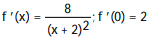 <strong>Calculate the derivative of the function. Then find the value of the derivative as specified.  -f(x) =   ;   (0)</strong> A)     B)     C)     D)    <div style=padding-top: 35px> 