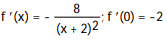 <strong>Calculate the derivative of the function. Then find the value of the derivative as specified.  -f(x) =   ;   (0)</strong> A)     B)     C)     D)    <div style=padding-top: 35px> 