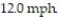 <strong>Solve the problem.  -The power P (in W) generated by a particular windmill is given by   where V is the velocity of the wind (in mph). Find the instantaneous rate of change of power with respect to velocity when the velocity is  </strong> A) 14.4 W/mph B) 0.5 W/mph C) 51.8 W/mph D) 6.5 W/mph <div style=padding-top: 35px> 
