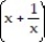Find .   -y =     A)  2x +   B)  2x -   C)  2x +   D)  2x +  