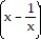 Find .   -y =     A)  2x +   B)  2x -   C)  2x +   D)  2x +  