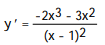 Find the derivative of the function. -y =   A)      B)      C)     D)     
