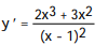 Find the derivative of the function. -y =   A)      B)      C)     D)     