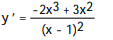 Find the derivative of the function. -y =   A)      B)      C)     D)     