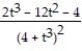 Find the derivative of the function. -f(t)  = ( 4 - t)    A)    (t)  =   B)    (t)  =   C)    (t)  =   D)    (t)  =  