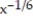 Find the derivative. -y =   A)    x <sup>1/</sup> <sup> </sup> <sup>5 </sup> <sup> </sup> B)      C)      D)     