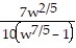 Find and simplify the derivative. -g(w)  =   A)  -   B)    C)    D)  -  