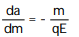 Solve the problem. -A charged particle of mass m and charge q moving in an electric field E has an acceleration a given by   where q and E are constants. Find   . A)      B)     C)     D)     