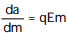 Solve the problem. -A charged particle of mass m and charge q moving in an electric field E has an acceleration a given by   where q and E are constants. Find   . A)      B)     C)     D)     
