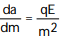 Solve the problem. -A charged particle of mass m and charge q moving in an electric field E has an acceleration a given by   where q and E are constants. Find   . A)      B)     C)     D)     