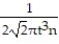 Solve the problem. -Under standard conditions, molecules of a gas collide billions of times per second. If each molecule has diameter t, the average distance between collisions is given by   where n, the volume density of the gas, is a constant. Find   . A)    =   B)    = -   C)    =   D)    = -  