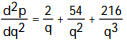 Find the second derivative of the function. -p =     A)      B)      C)      D)     