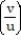 Suppose u and v are differentiable functions of x. Use the given values of the functions and their derivatives to find the value of the indicated derivative -u(2)  = 8,   (2)  = 2, v(2)  = -3,   (2)  = -4.     at x = 2 A)  -   B)  -   C)    D)  -  