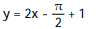 Solve the problem. -Find the tangent to y = cot x at x =   . A)      B)      C)     D)    