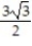  The equation gives the position s = f(t)  of a body moving on a coordinate line (s in meters, t in seconds) . -s = -4 + 3 cos t Find the body's velocity at time t =  \pi /3 sec. A)  -   m/sec B)    m/sec C)  -   m/sec D)    m/sec 