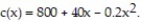 Solve the problem. -Suppose that the dollar cost of producing x radios is   Find the marginal cost when 45 radios are produced. A)  $58 B)  -$2195 C)  $2195 D)  $22