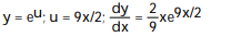 Write the function in the form y = f(u) and u = g(x) . Then find dy/dx as a function of x. -y = A) B) C) D)