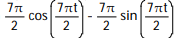 Find the derivative of the function. -s = sin - cos A) B) C) D)