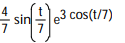 Find dy/dt. -y =   A)   B)   C)   D)   