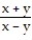 Use implicit differentiation to find dy/dx. -  = x <sup>2</sup> <sup> </sup> + y<sup>2 </sup> <sup> </sup> A)    B)    C)    D)   