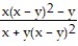 Use implicit differentiation to find dy/dx. -  = x <sup>2</sup> <sup> </sup> + y<sup>2 </sup> <sup> </sup> A)    B)    C)    D)   
