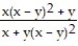 Use implicit differentiation to find dy/dx. -  = x <sup>2</sup> <sup> </sup> + y<sup>2 </sup> <sup> </sup> A)    B)    C)    D)   