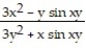 Use implicit differentiation to find dy/dx. -cos xy + = A) B) C) D)