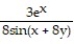 Use implicit differentiation to find dy/dx. - = sin(x + 8y) A) = B) = - C) = D) =