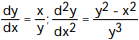 Use implicit differentiation to find dy/dx and y/d . - - = 7 A) B) C) D)
