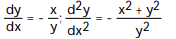 Use implicit differentiation to find dy/dx and y/d . - + = 9 A) B) C) D)