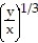 Find dy/dx by implicit differentiation. -x<sup>4/3</sup> + y<sup>4/3</sup> = 1 A) B) - C) D) -