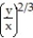 Find dy/dx by implicit differentiation. -x<sup>1</sup><sup>/3</sup> - y<sup>1/3</sup> = 1 A) - B) C) D) -