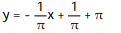 At the given point, find the line that is normal to the curve at the given point. -6 y - \pi cos y = 7 \pi , normal at (1, \pi ) A) B) C) D) y = -2 \pi x + 3 \pi