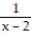 Find the derivative of y with respect to x, t, or θ, as appropriate. -y = ln(x - 2) A) B) C) - D)