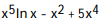 Find the derivative of y with respect to x, t, or θ, as appropriate. -y = ln x - A) 5 - B) C) 6 - D)