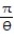  Find the derivative of y with respect to the independent variable. -y =   A)     B)      C)      D)    ln  \theta