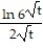 Find the derivative of y with respect to the independent variable. -y = A) B) C) D) ln 6
