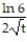 Find the derivative of y with respect to the independent variable. -y =   A)    B)      C)      D)    ln 6