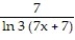 Find the derivative of the function. -y =     A)    B)    C)    D)   