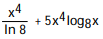 Find the derivative of the function. -f(x)  =     x A)      B)      C)      D)     