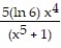 Find the derivative of the function. -f(x) = ( + 1) A) B) C) + 5 D)