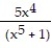 Find the derivative of the function. -f(x) = ( + 1) A) B) C) + 5 D)