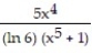 Find the derivative of the function. -f(x) = ( + 1) A) B) C) + 5 D)